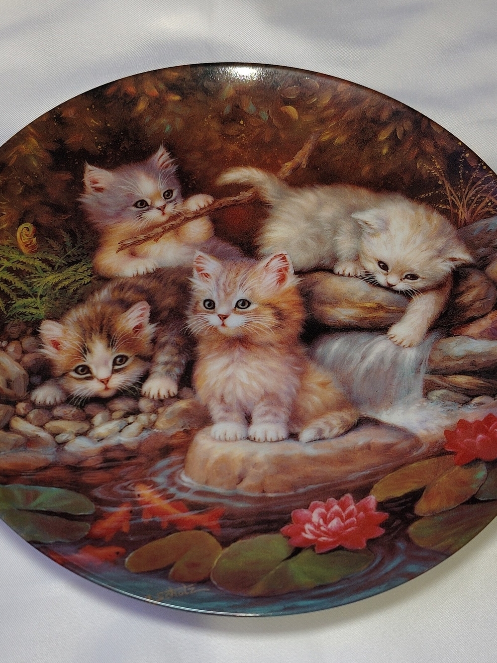 " Am Seerosenteich " Decorative Plate